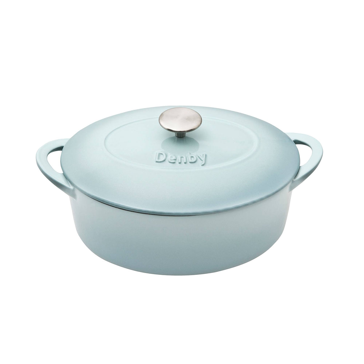 Blue Cast Iron Casserole Dish Y147