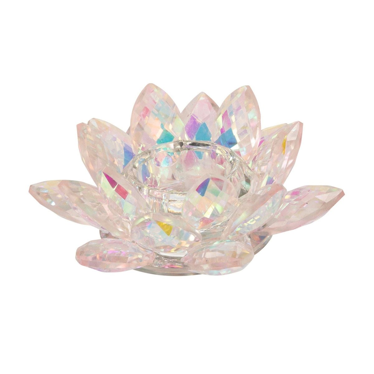 Blush Pink Glass Votive Candle Holder H9004