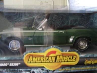 1969 Camaro SS396 Convertible Green 1/18 Diecast S315