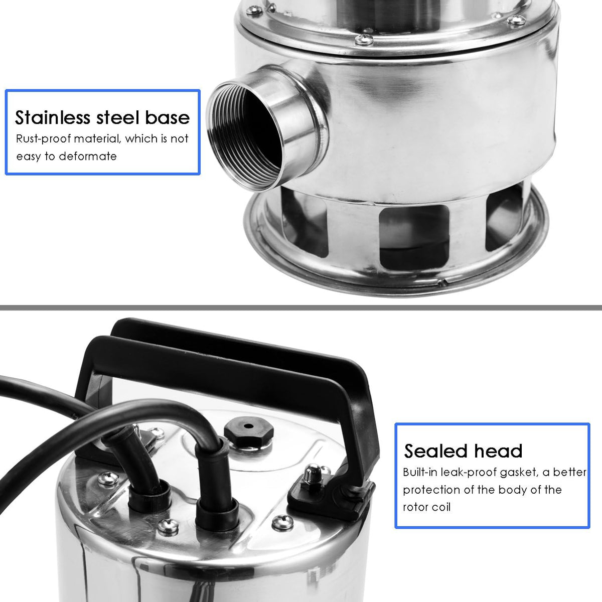 1.5 HP Stainless Steel Submersible Sump Pump S9202