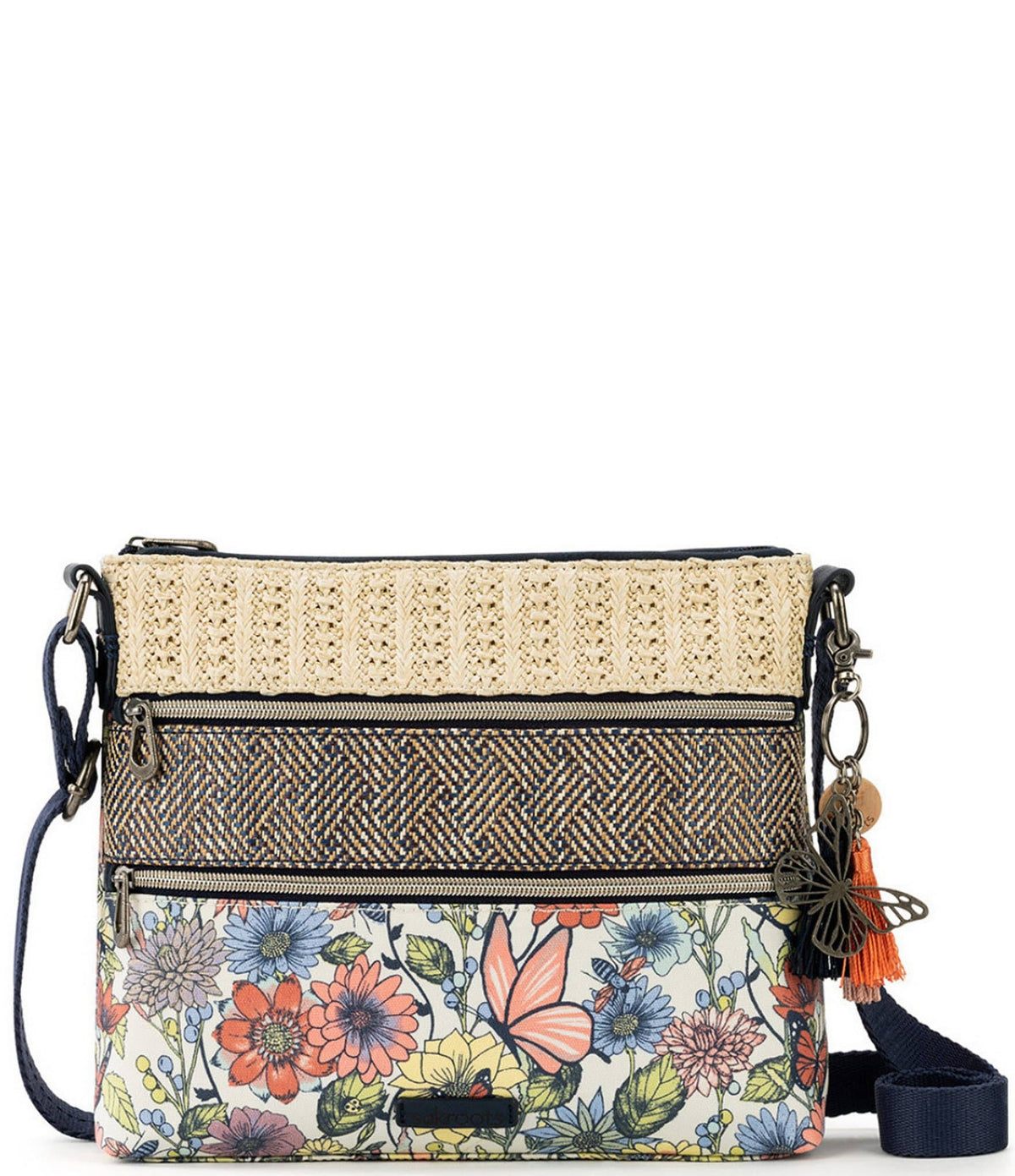 Double Zip Crossbody Bag R186835
