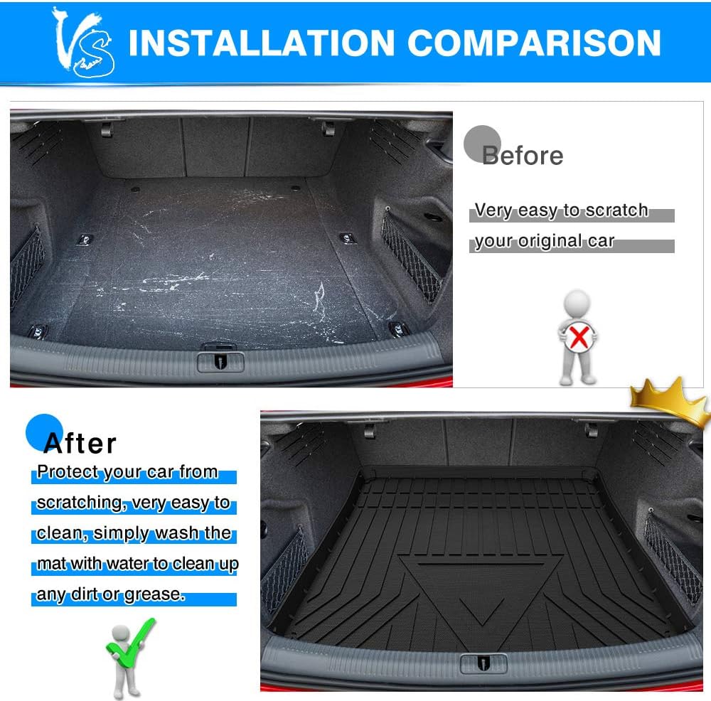 Anti-Slip Cargo Liner 3D Trunk Floor Mat F6084