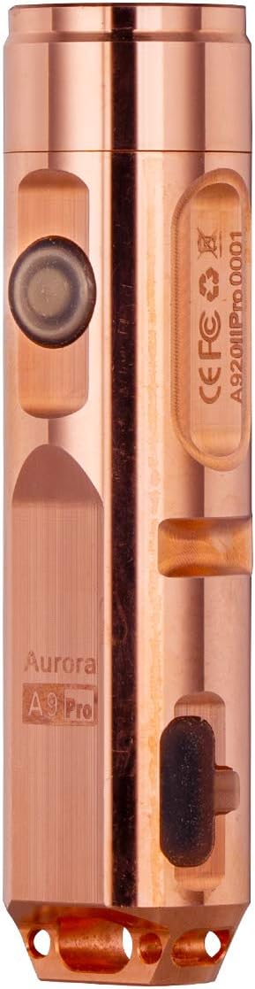 Copper LED Keychain Flashlight T5295