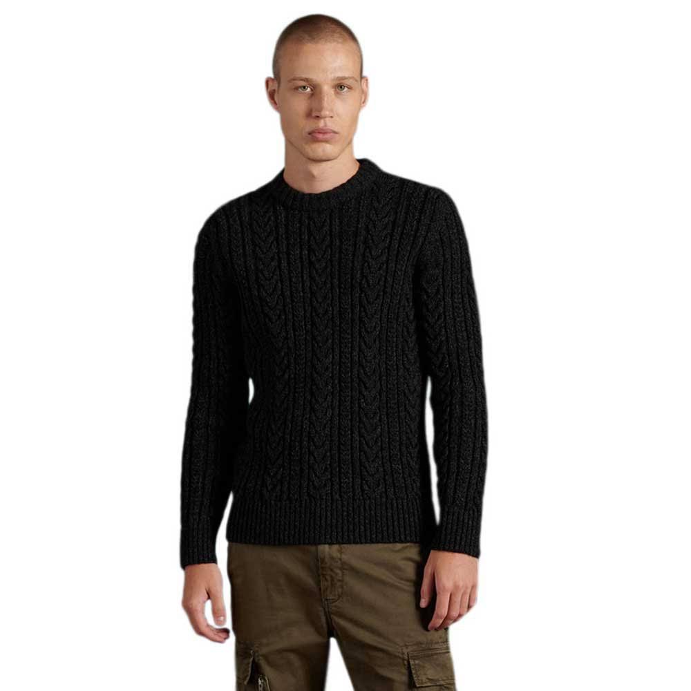 Black Crew Neck Jumper J4934