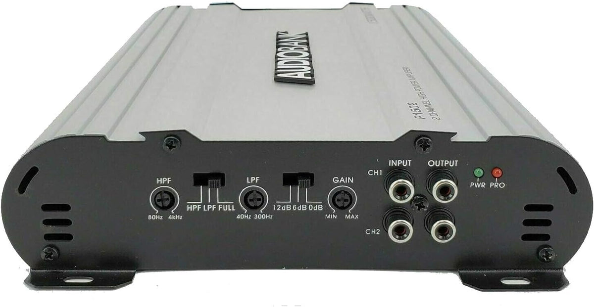 2 Channels 1500 Watts Bridgedable Car Audio Stereo Amplifier M80926