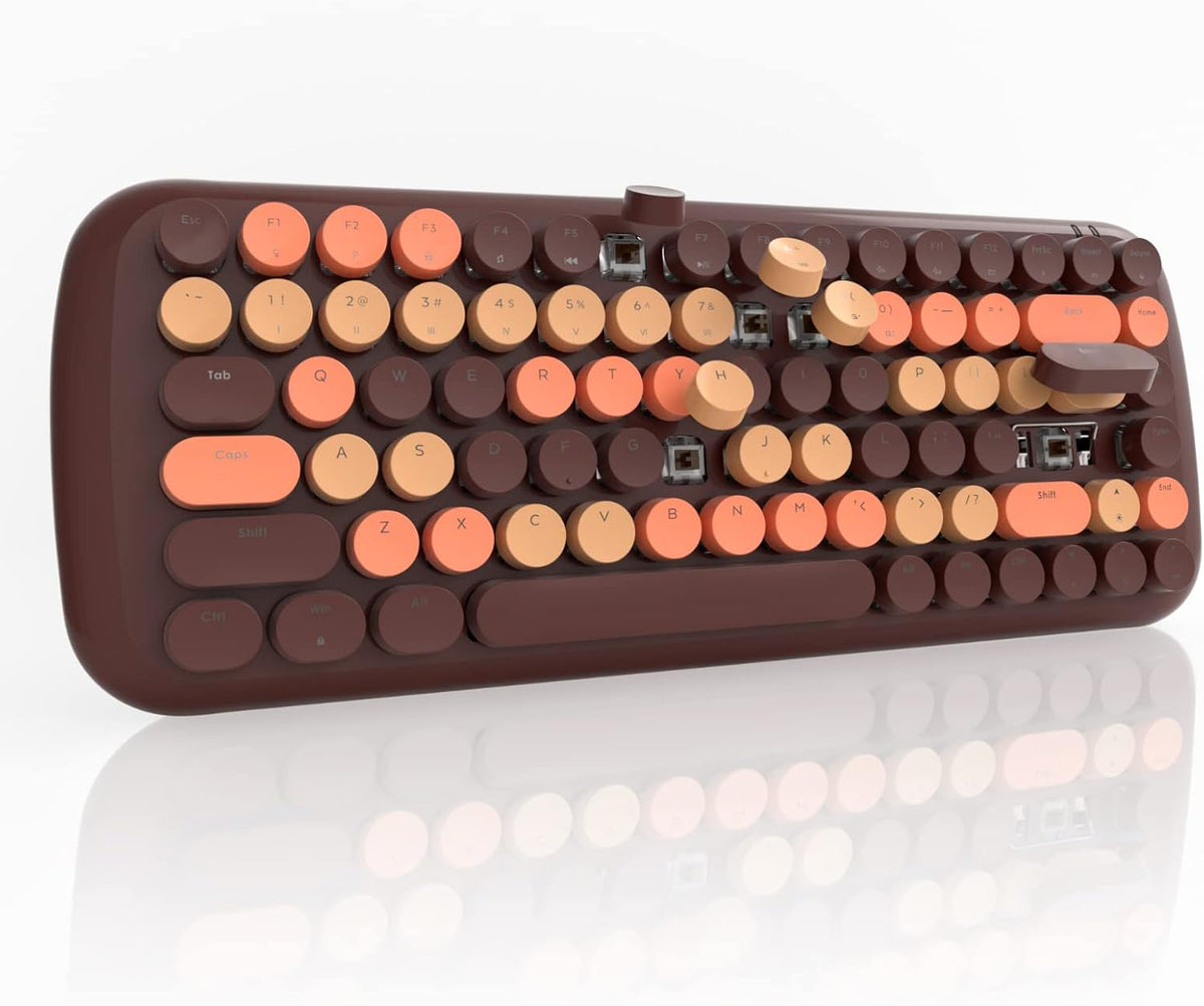 Brown Switch Mini Retro Mechanical Gaming Keyboard S8483