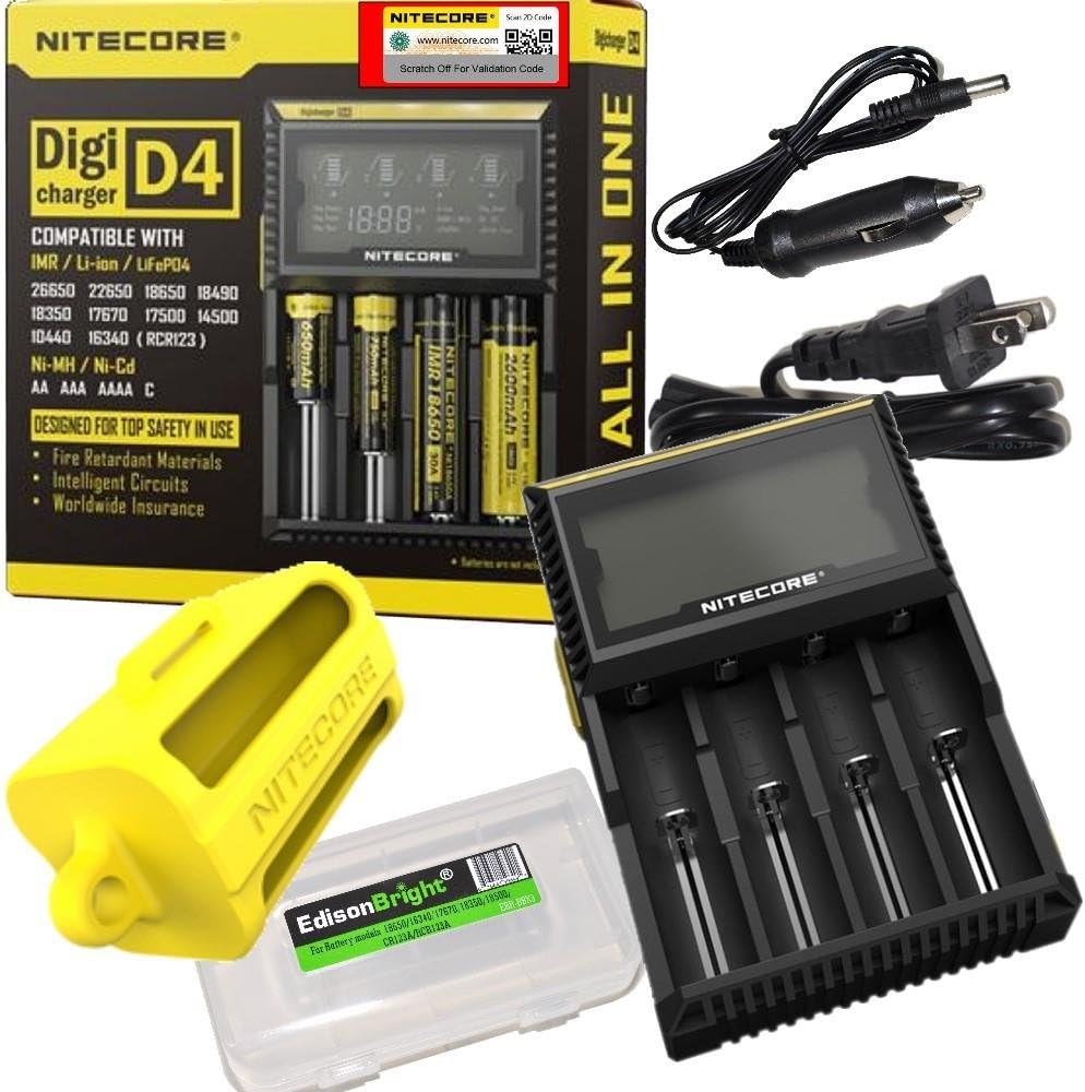 Digital Smart Battery Charger with 12V DC Car Adapter G2162