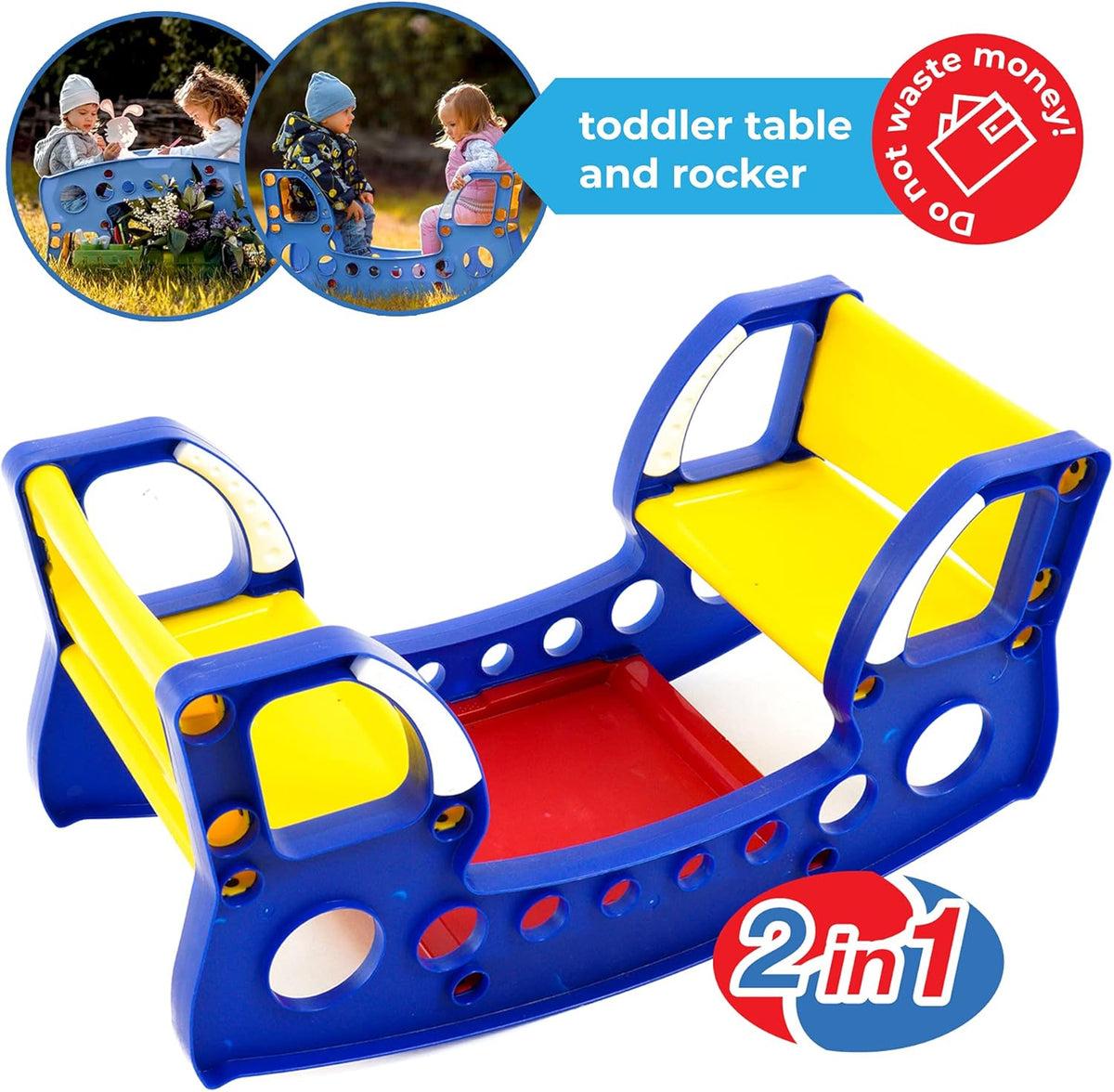 Baby Rocker Swing, Toddler Table and Chairs R342