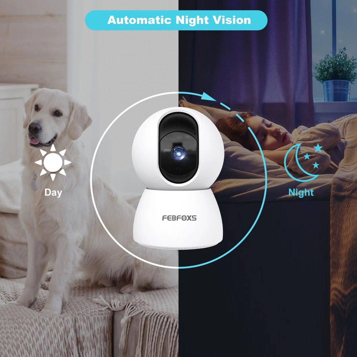 Baby Monitor Security Camera V437