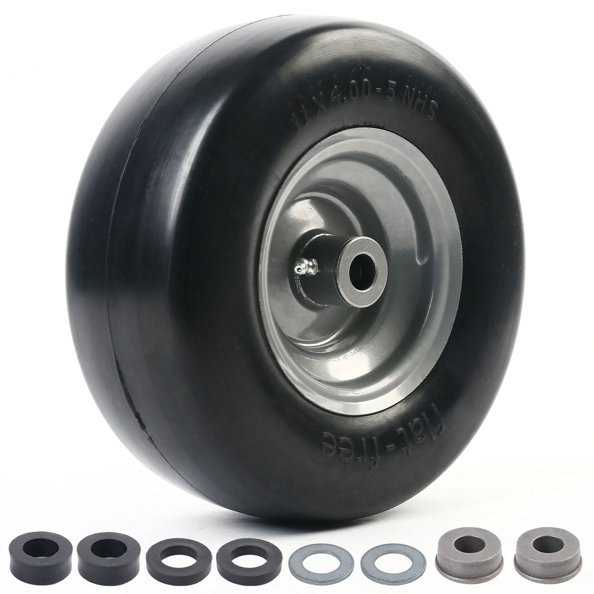 Flat Free Lawn Mower Tire and Wheel T975
