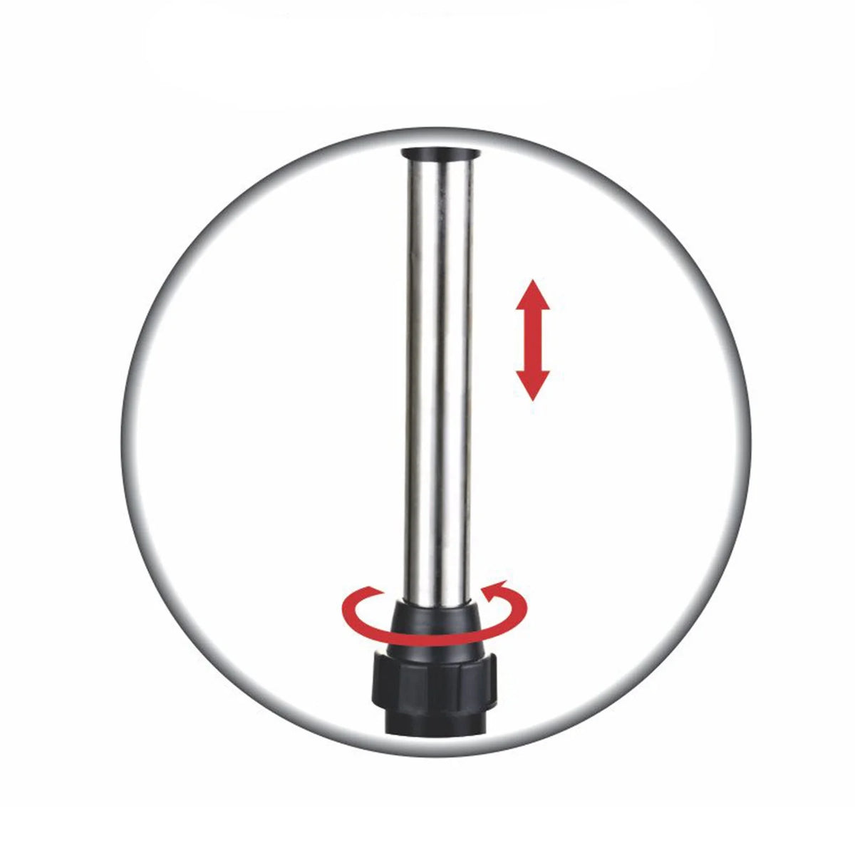 18 Inch Adjustable Height Oscillating Pedestal Fan, Black C7282