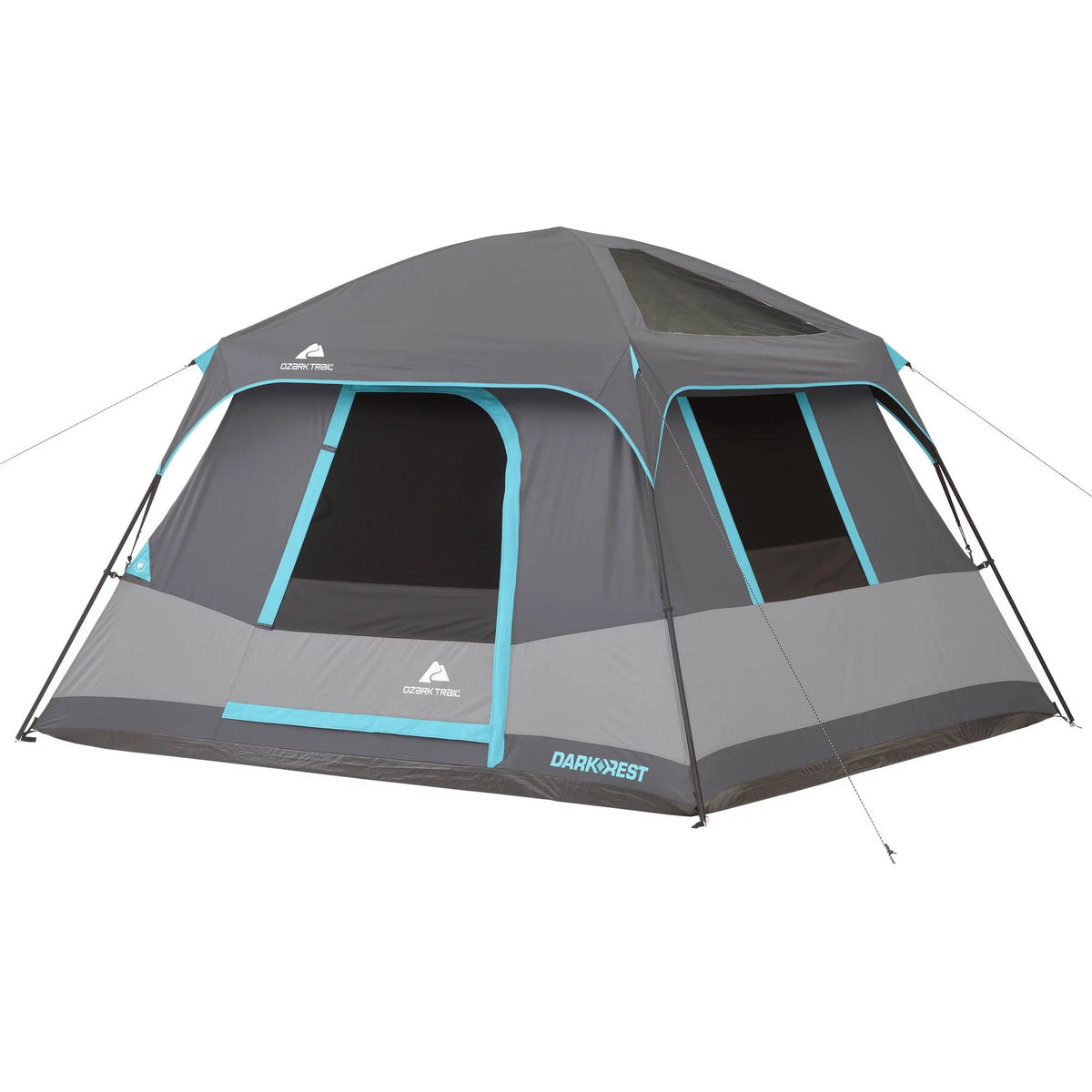 6-Person Dark Rest Cabin Tent with Skylight Ceiling Panels F258060