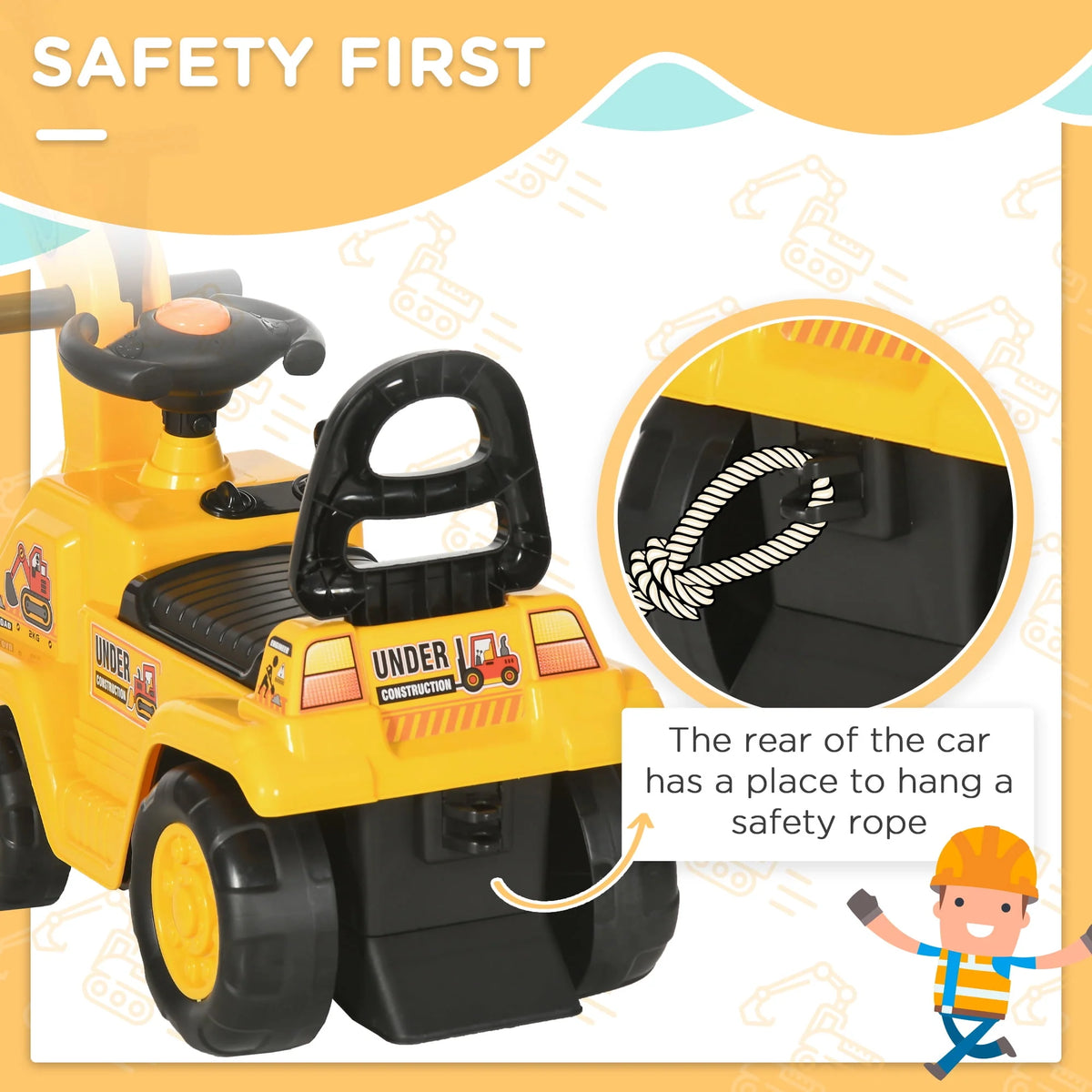Kids Ride on Tractor with Storage C42145