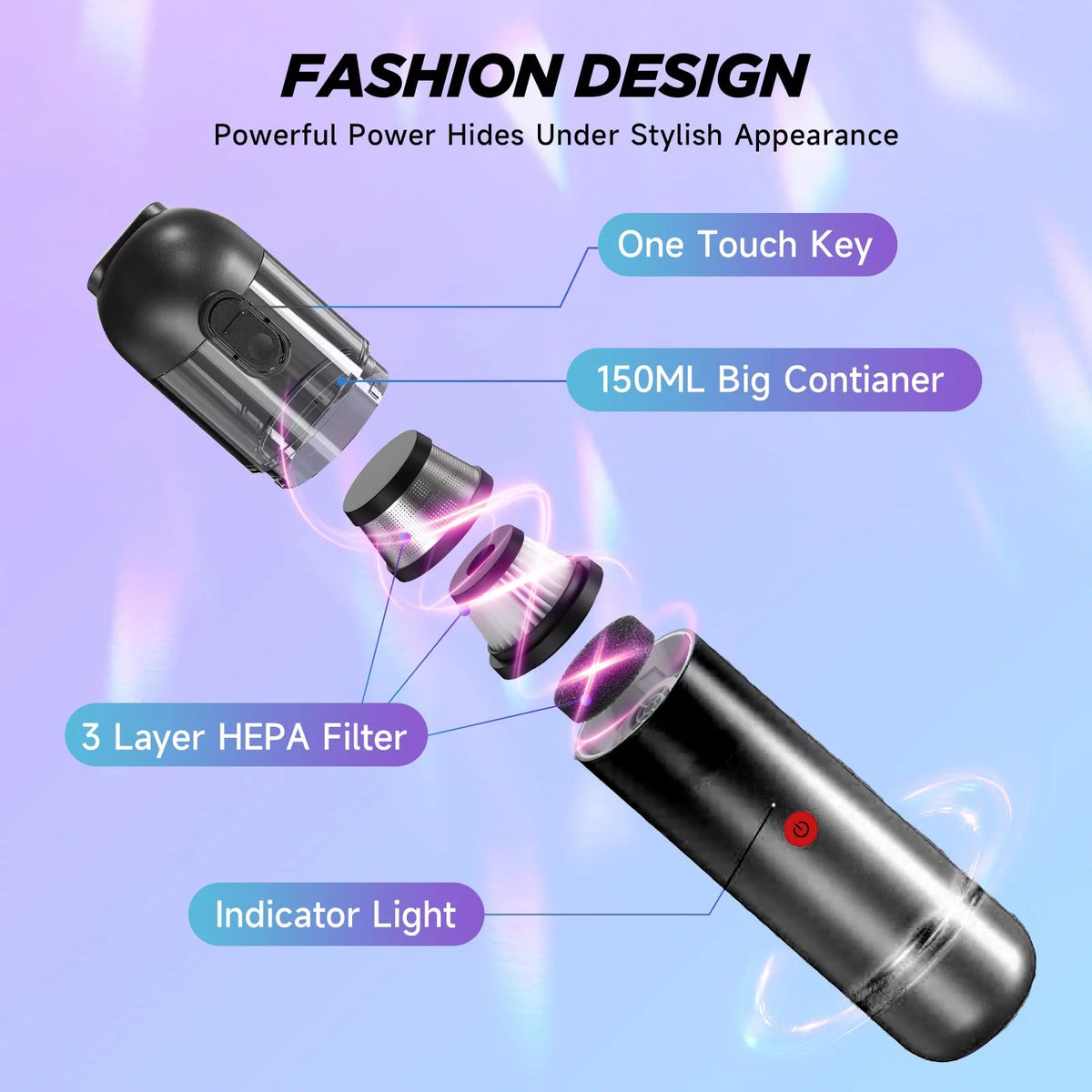 Cordless Handheld Vacuum 16KPA Portable B66191