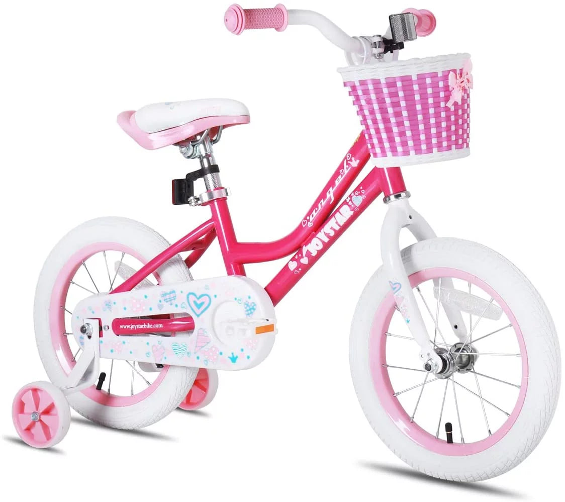 12 14 16 18 Inch Kids Bike with Training Wheels & Basket C665