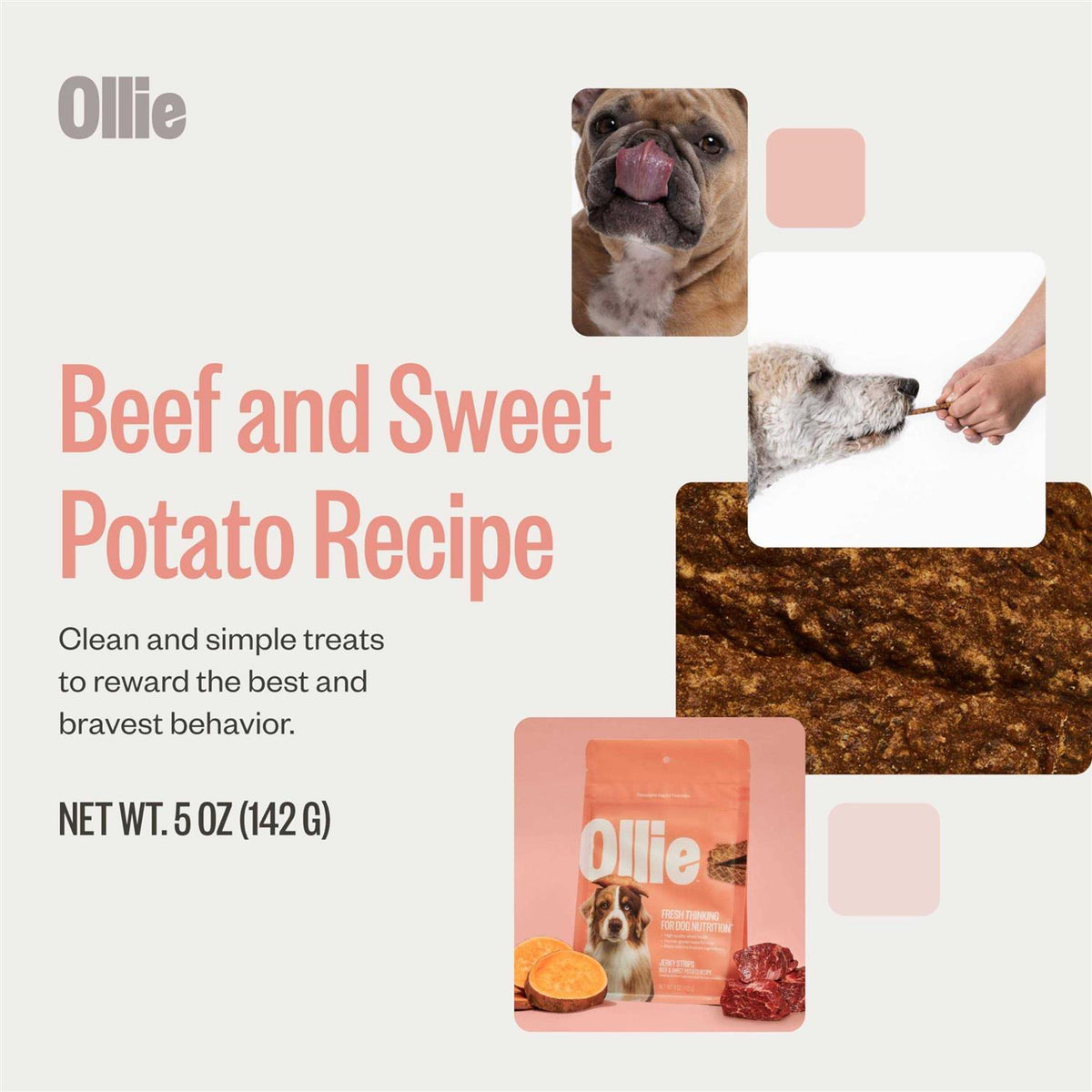 Beef and Sweet Potato Jerky Dog Treats N809794