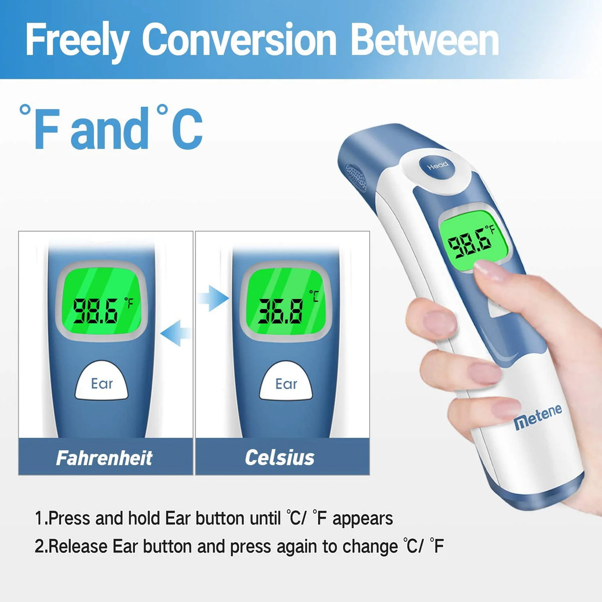 Forehead and Ear Thermometer W86058