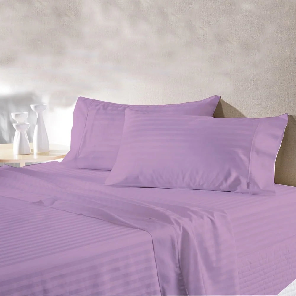 100% Egyptian Cotton 4PC Sheet Set California King Size C877