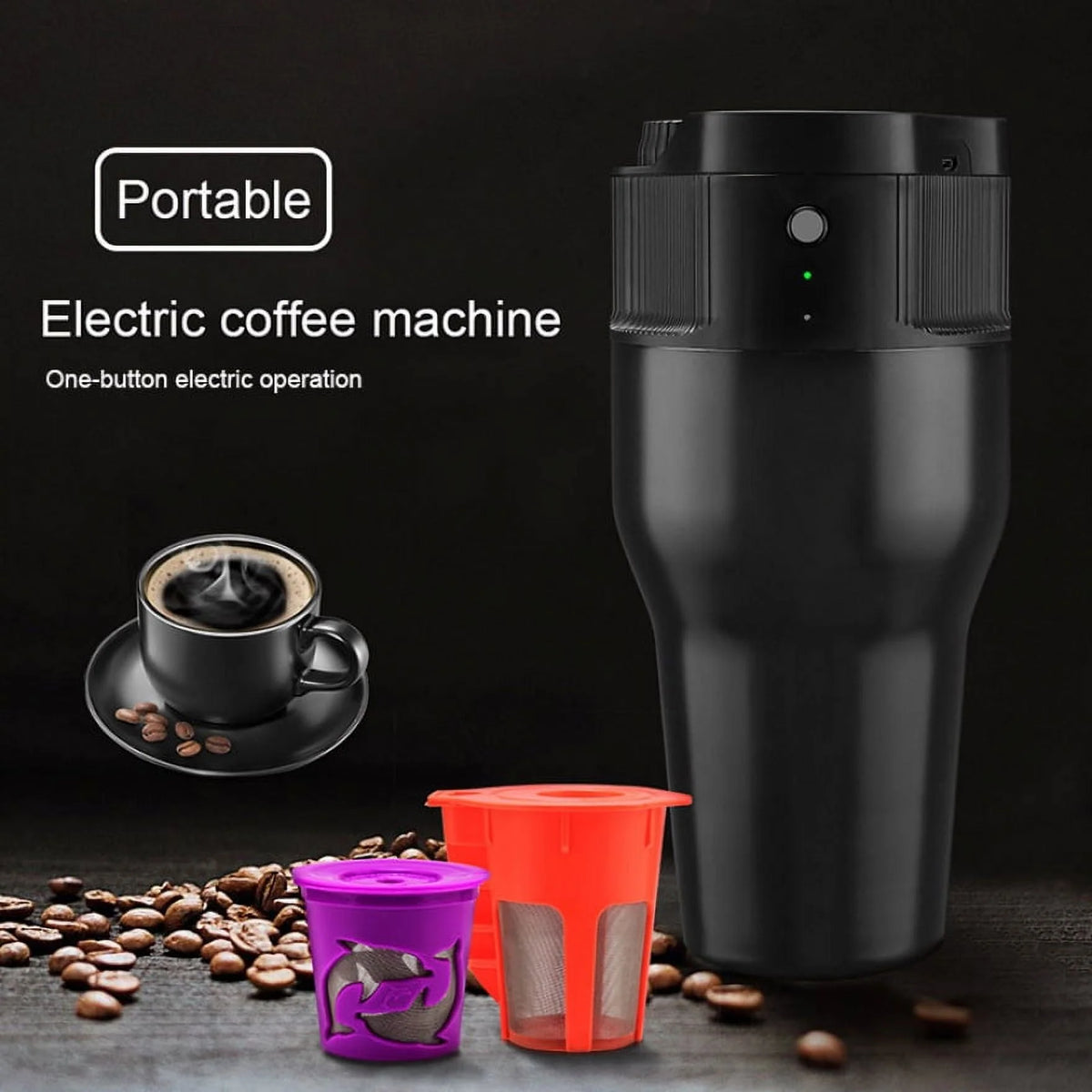 Electric Coffee Machine Maker USB Portable 550ml Q787