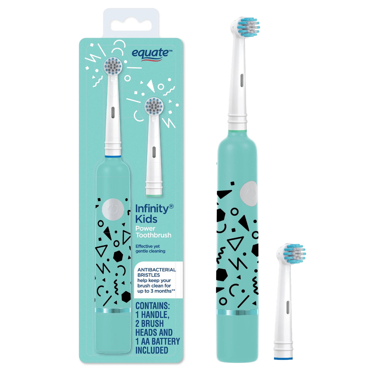 Kids Power Toothbrush with 2 Brush Heads P259