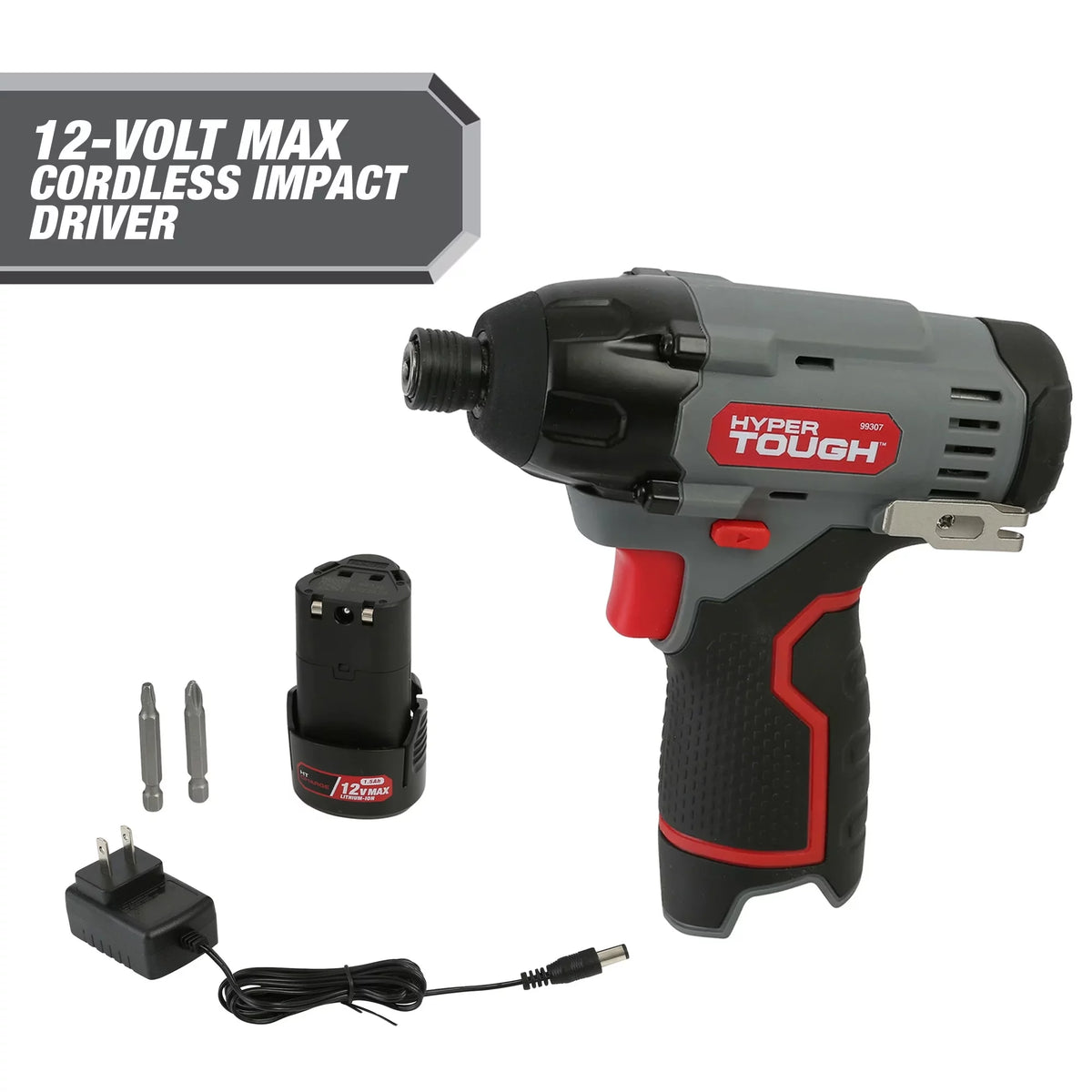 12V Max Lithium-Ion Cordless Impact Driver with Battery and Charger C413