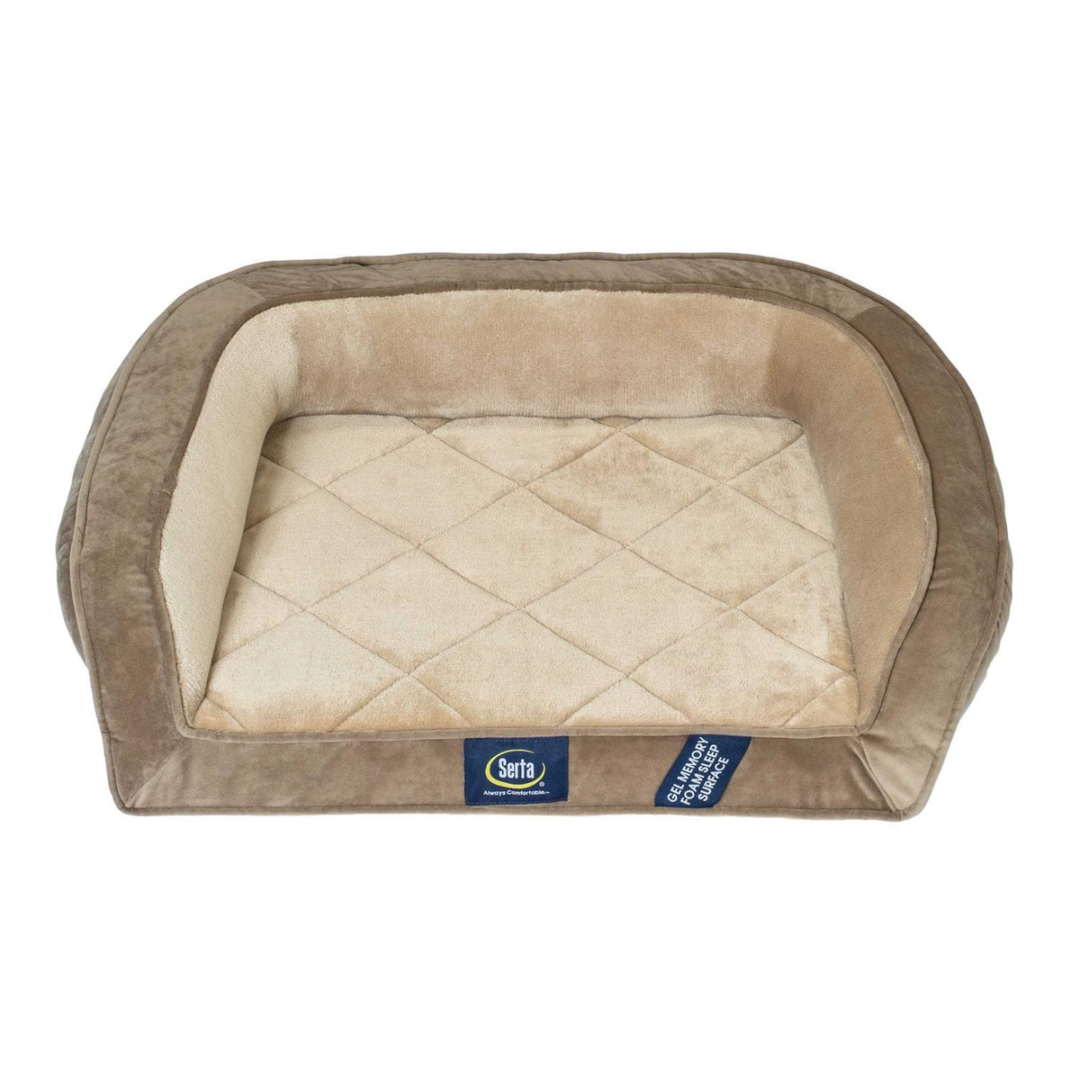 Gel Memory Foam Quilted Dog Bed E637101
