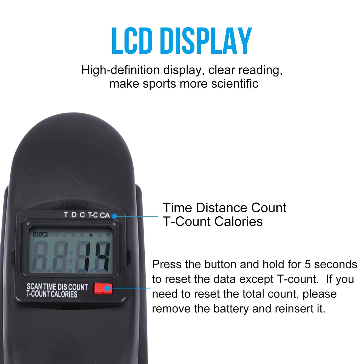 Black Under Desk Exercise Bike with LCD Display O3071