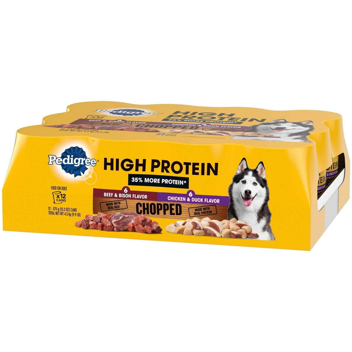 High Protein Chopped Wet Dog Food Variety Pack W4937