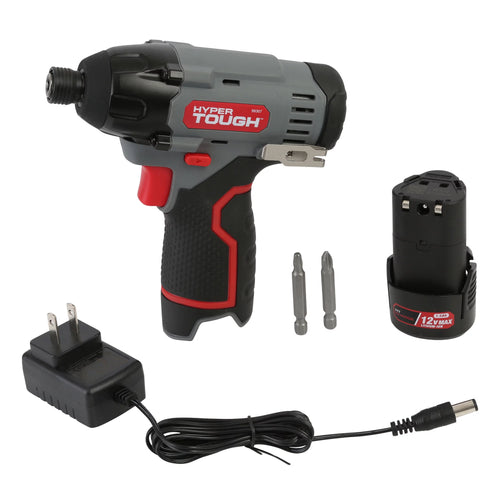 12V Max Lithium-Ion Cordless Impact Driver with Battery and Charger C413