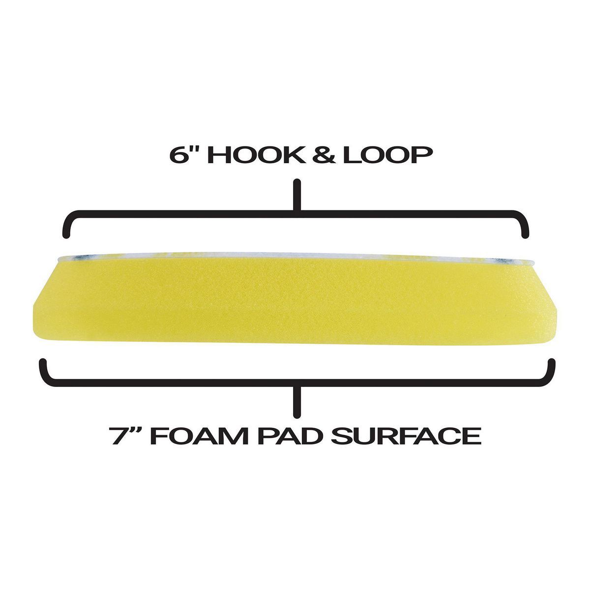 6 in. Universal Polishing Foam Pad V224