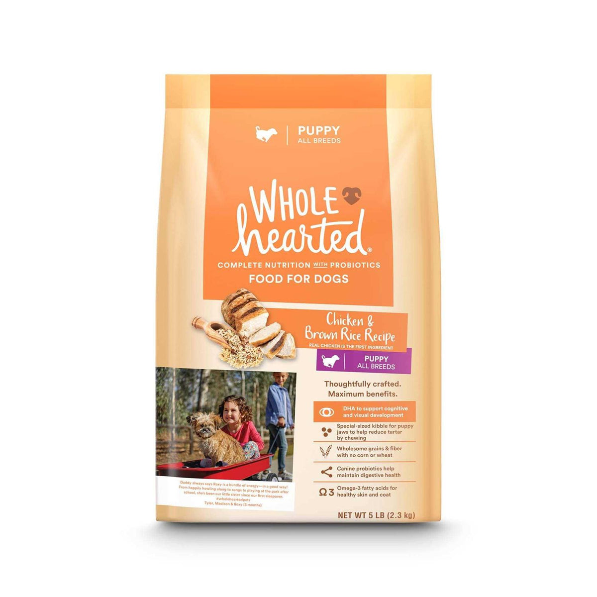 Chicken and Brown Rice Recipe Dry Puppy Food C5685