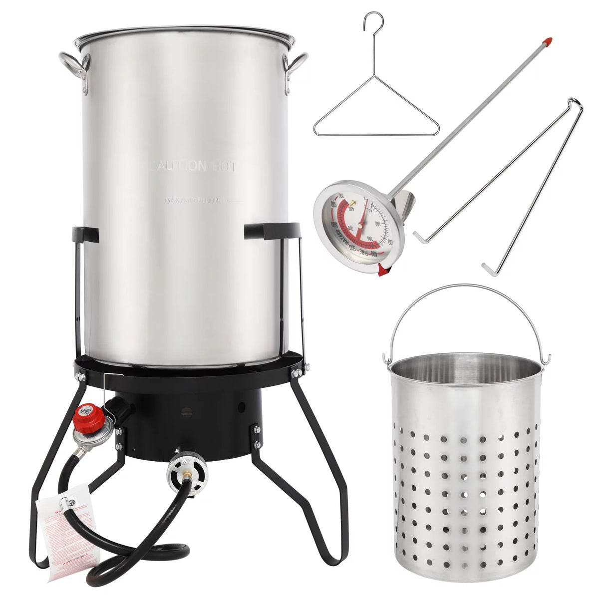 50qt Propane Stainless Steel Fryer Kit Z44840
