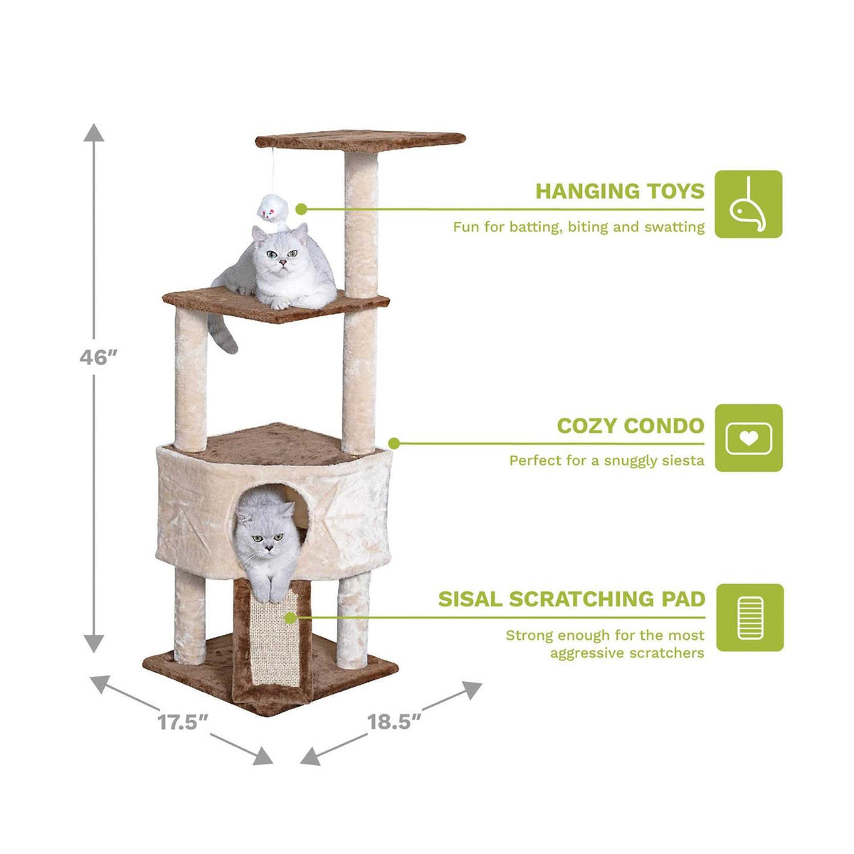 46 in. Cat Tree X430