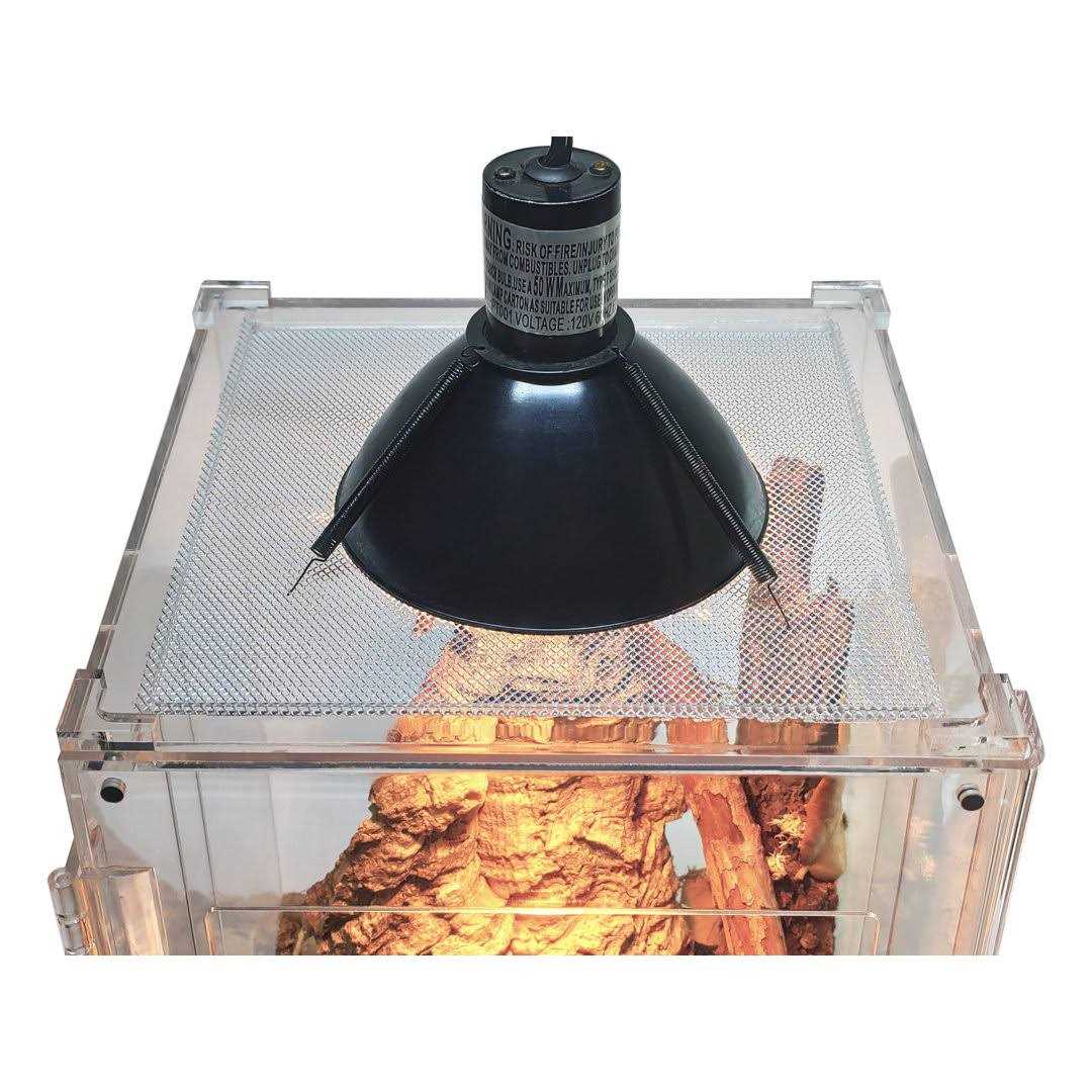 Acrylic Reptile Enclosure Front-Opening 8x8x12 D92174