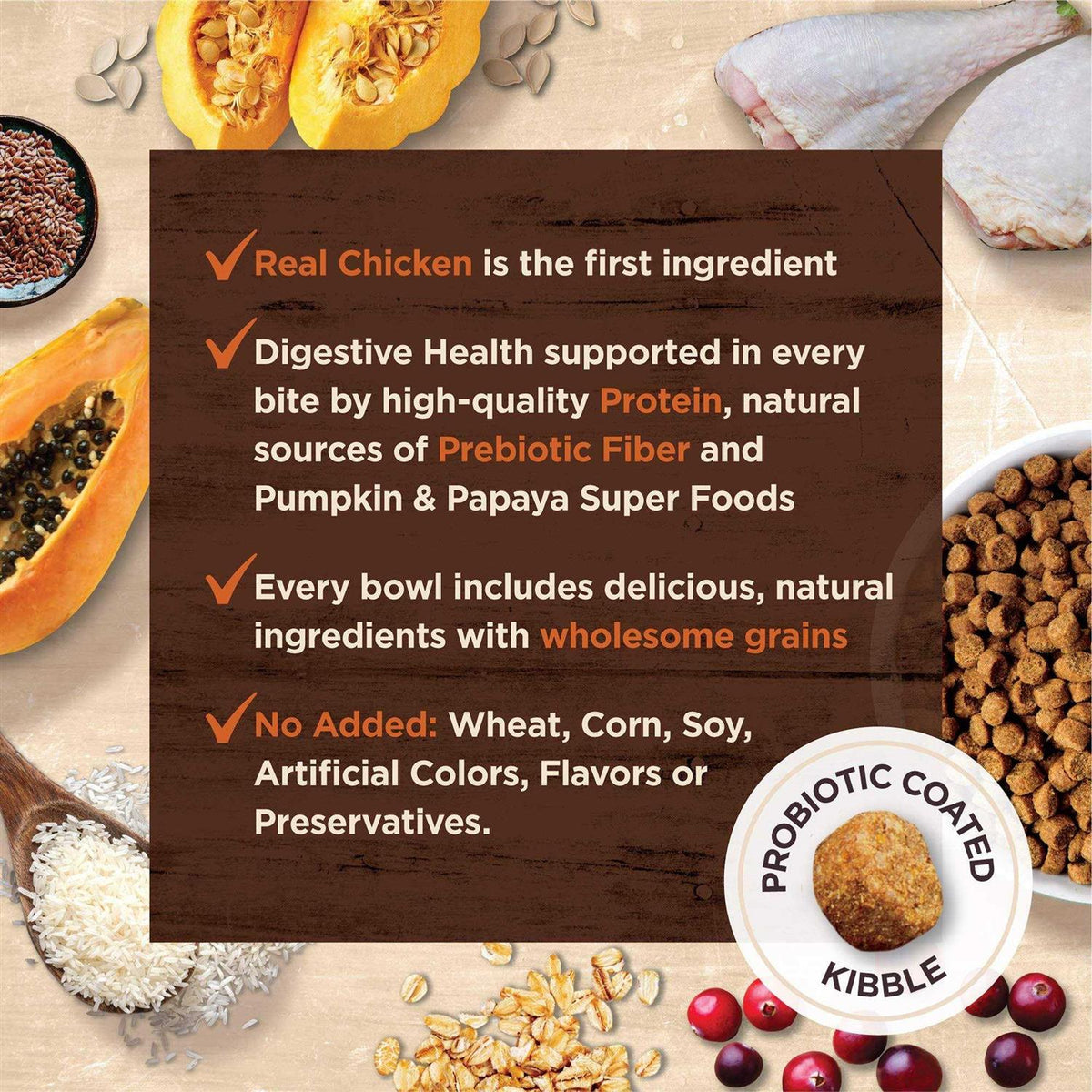 Chicken & Rice Dry Cat Food Y354