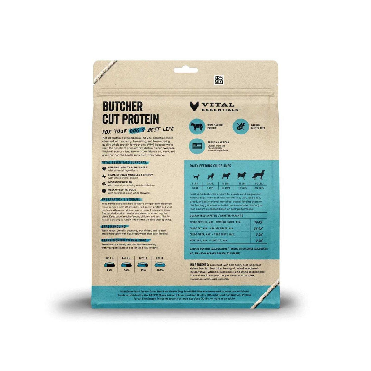 Freeze-Dried Raw Beef Dog Food T84057