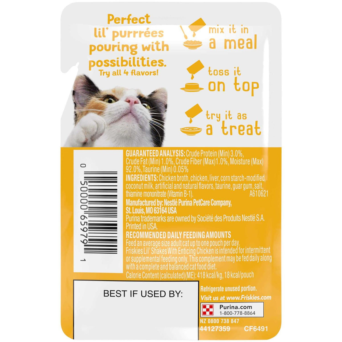 Lickable Puree Cat Food Topper V903