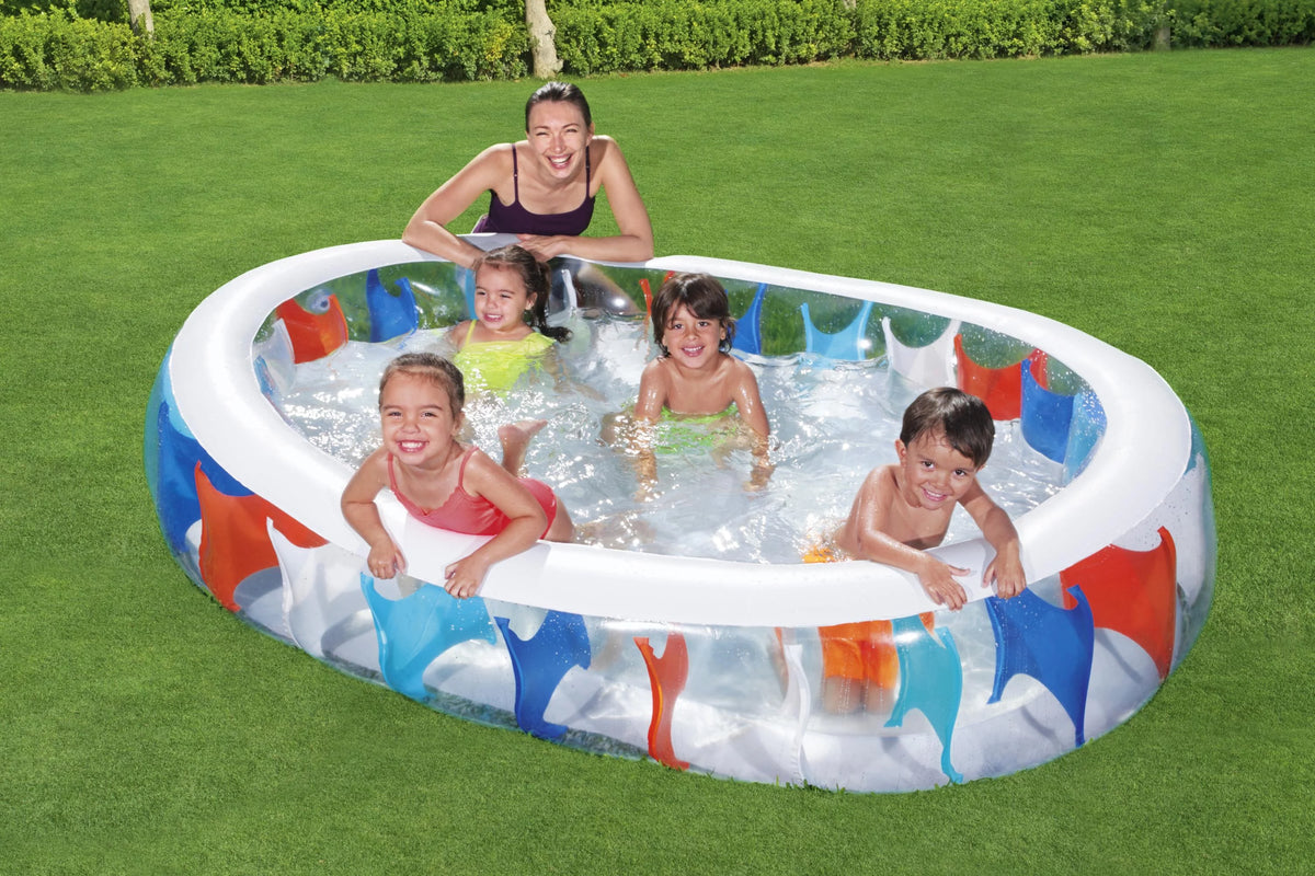 Elliptic Inflatable Play Pool X442654