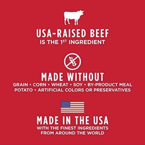 Grain Free Natural Dry Dog Food with Real Beef A575498