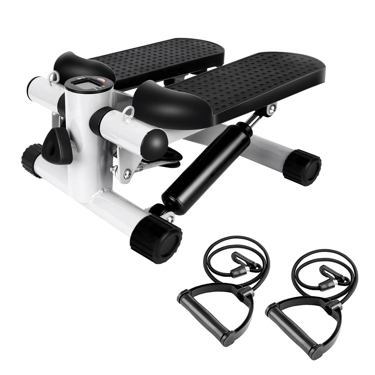 Mini Fitness Stepper with LCD Monitor Gray D43772