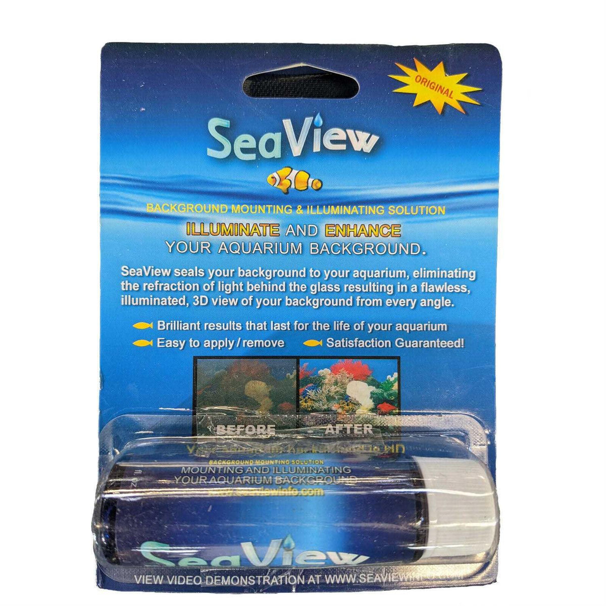 Aquarium Background Mounting and Illumination Solution F876204