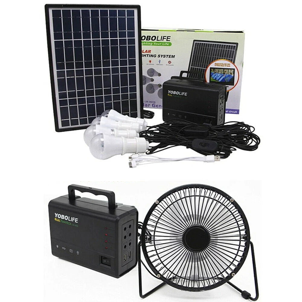 12V 4A Portable Power Station with 4 LED Bulbs S1315