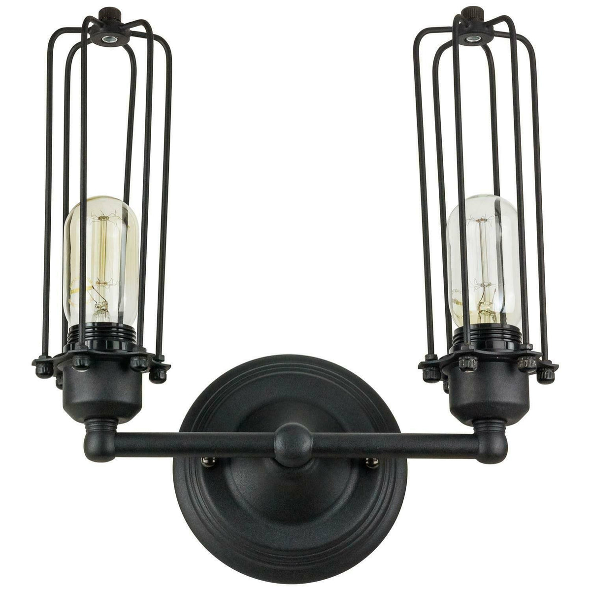 2 Wall Cage Sconce Matte Black K100521