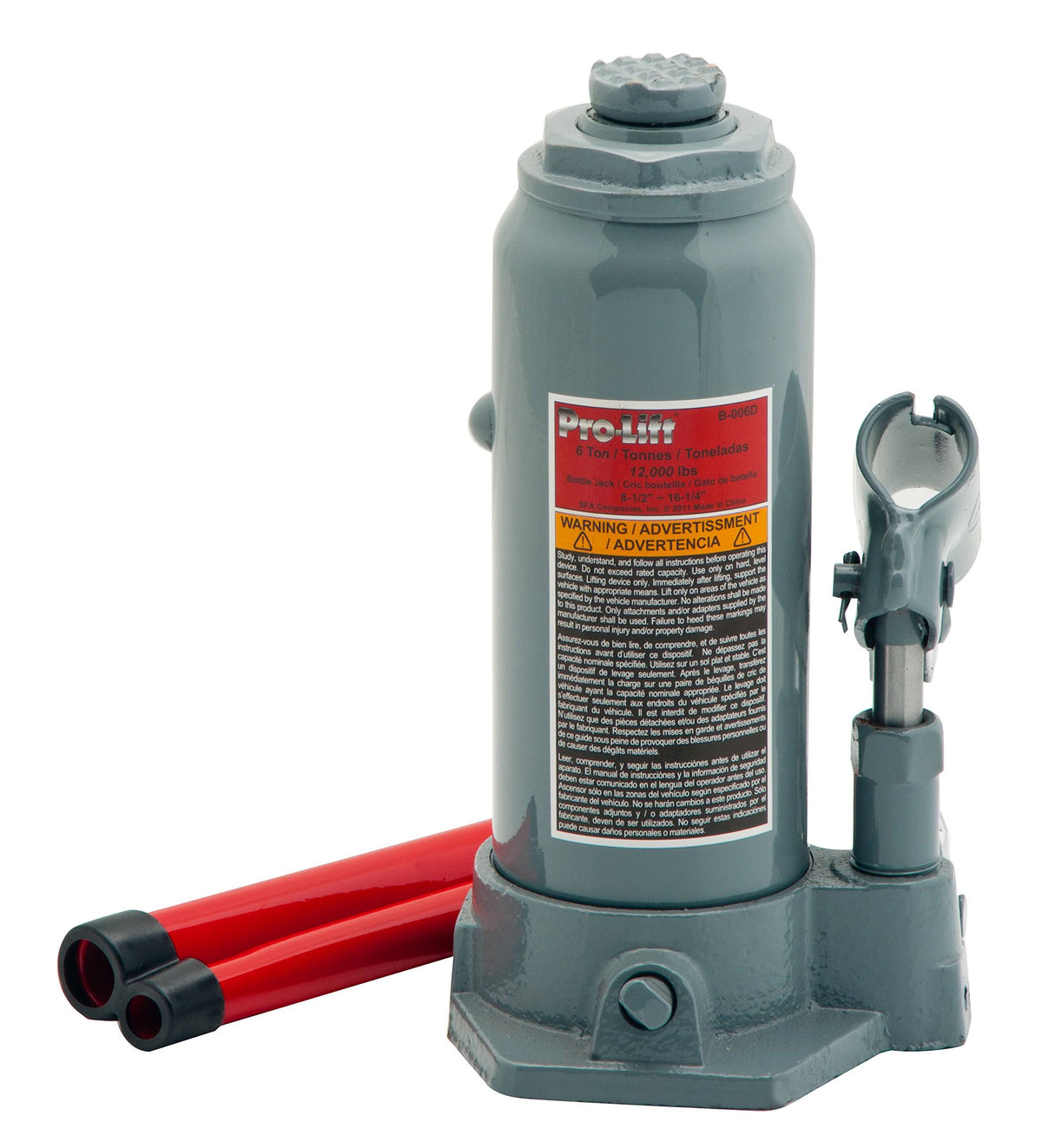 6 ton Hydraulic Bottle Jack G455