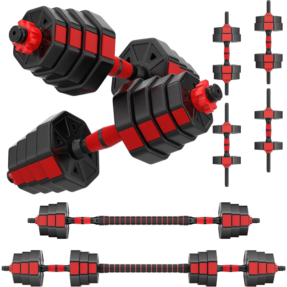 66LB Adjustable Dumbbells Set A2177