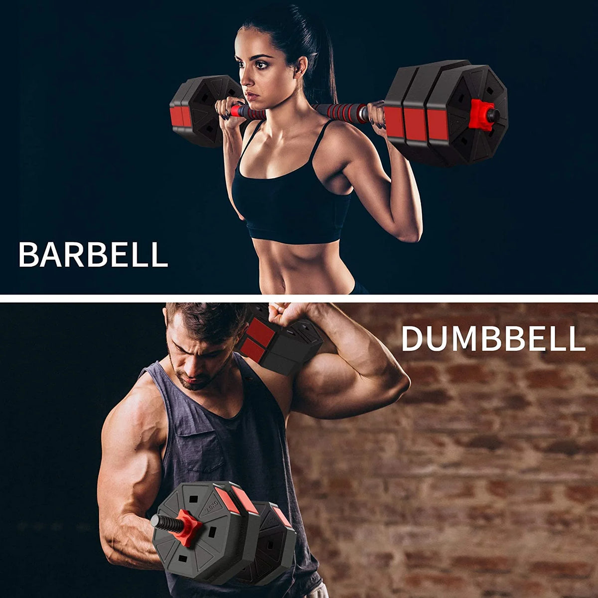 66LB Adjustable Dumbbells Set A2177