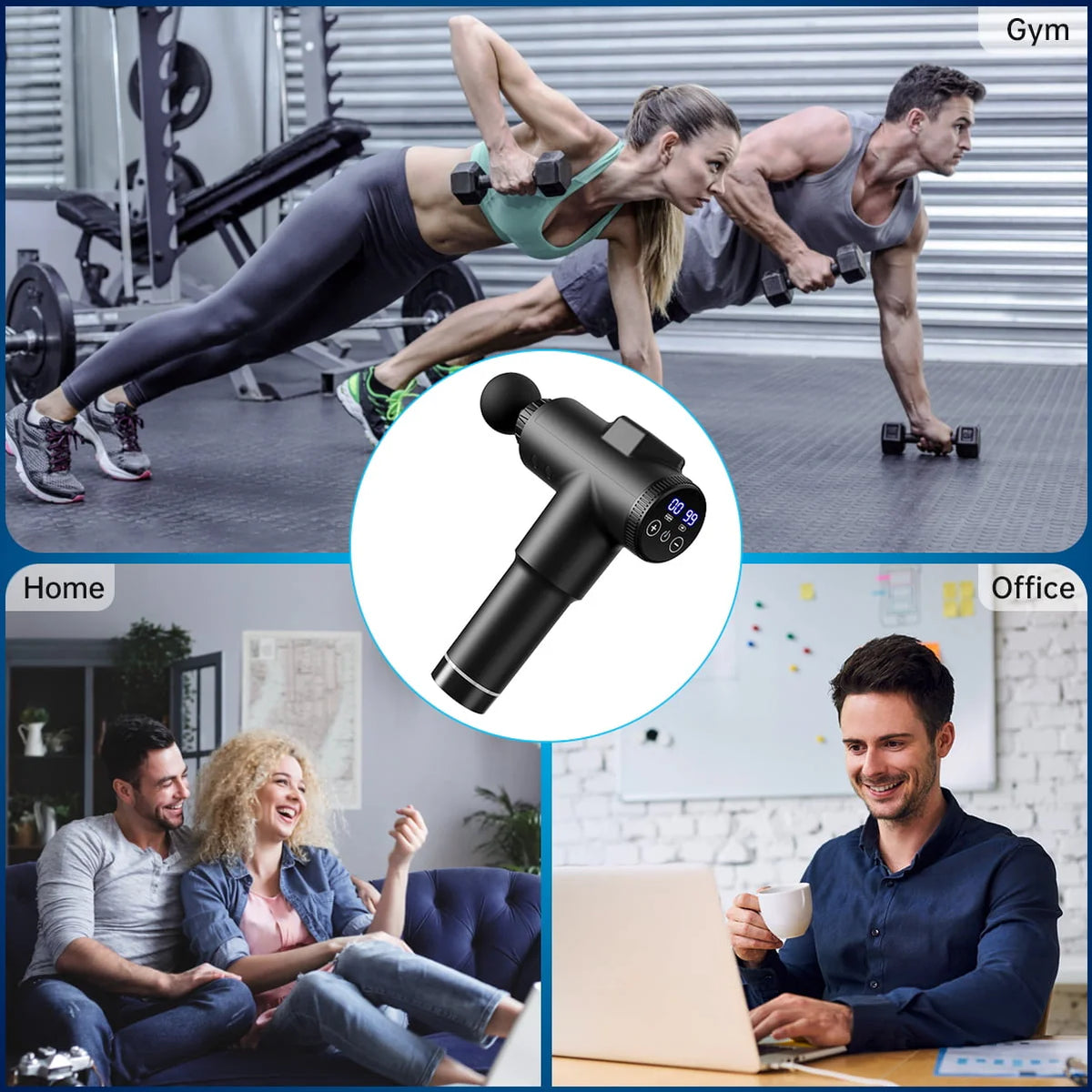 Handheld Deep Tissue Percussion Massage Gun S4790