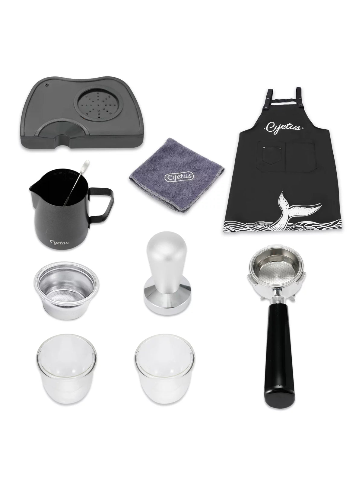 All in One Espresso Machine with Coffee Grinder and Milk Steam Wand M18471